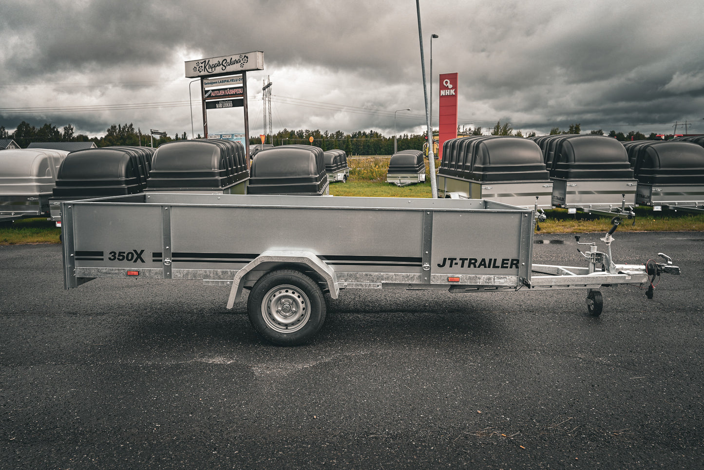 JT-Trailer 1500 (350 x 150) JARRULLINEN PERÄKÄRRY / 1470 KG