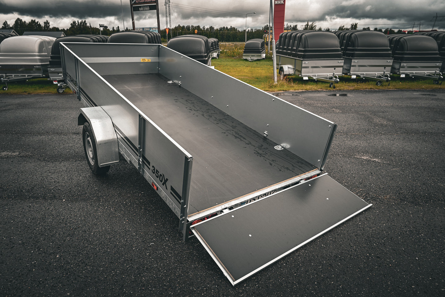 JT-Trailer 1500 (350 x 150) JARRULLINEN PERÄKÄRRY / 1470 KG