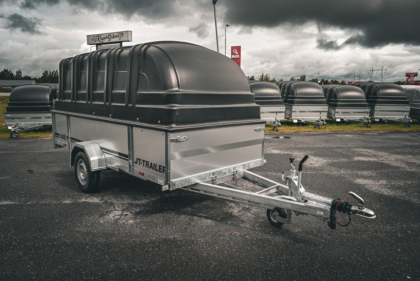JT-Trailer 1500 (350 x 150) JARRULLINEN KUOMUKÄRRY / 1470 KG
