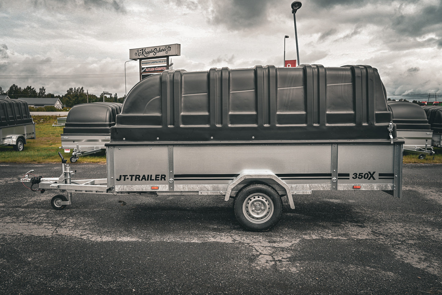 JT-Trailer 1500 (350 x 150) JARRULLINEN KUOMUKÄRRY / 1470 KG