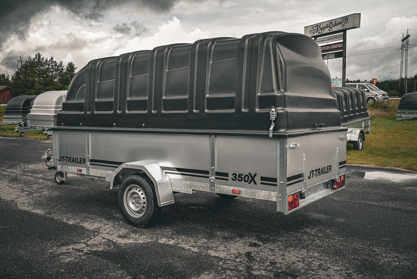 JT-Trailer 1500 (350 x 150) JARRULLINEN KUOMUKÄRRY / 1470 KG