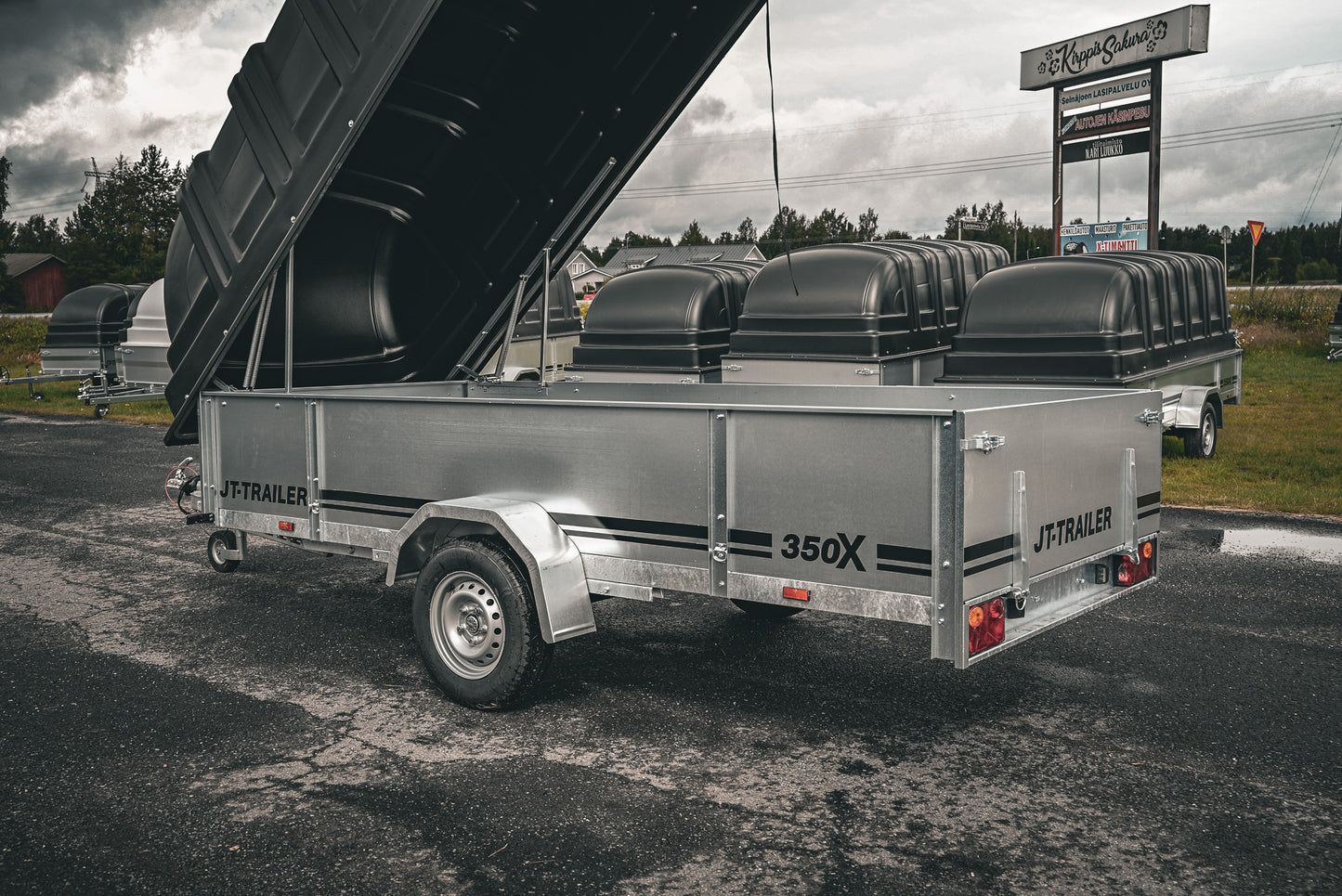JT-Trailer 1500 (350 x 150) JARRULLINEN KUOMUKÄRRY / 1470 KG