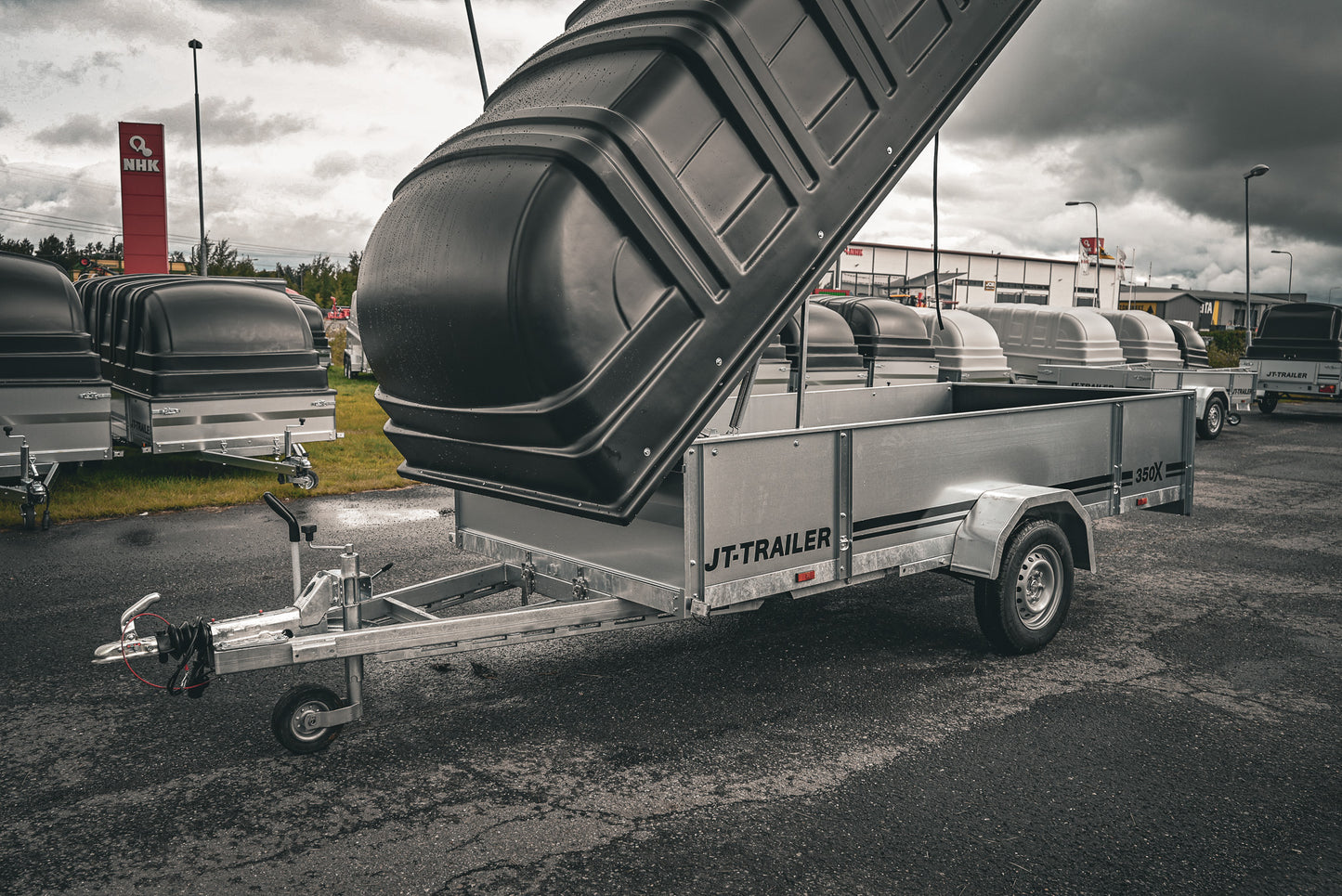 JT-Trailer 1500 (350 x 150) JARRULLINEN KUOMUKÄRRY / 1470 KG