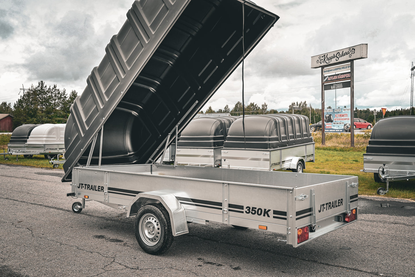JT-Trailer 350K KUOMUKÄRRY / 825KG / 350x150 cm