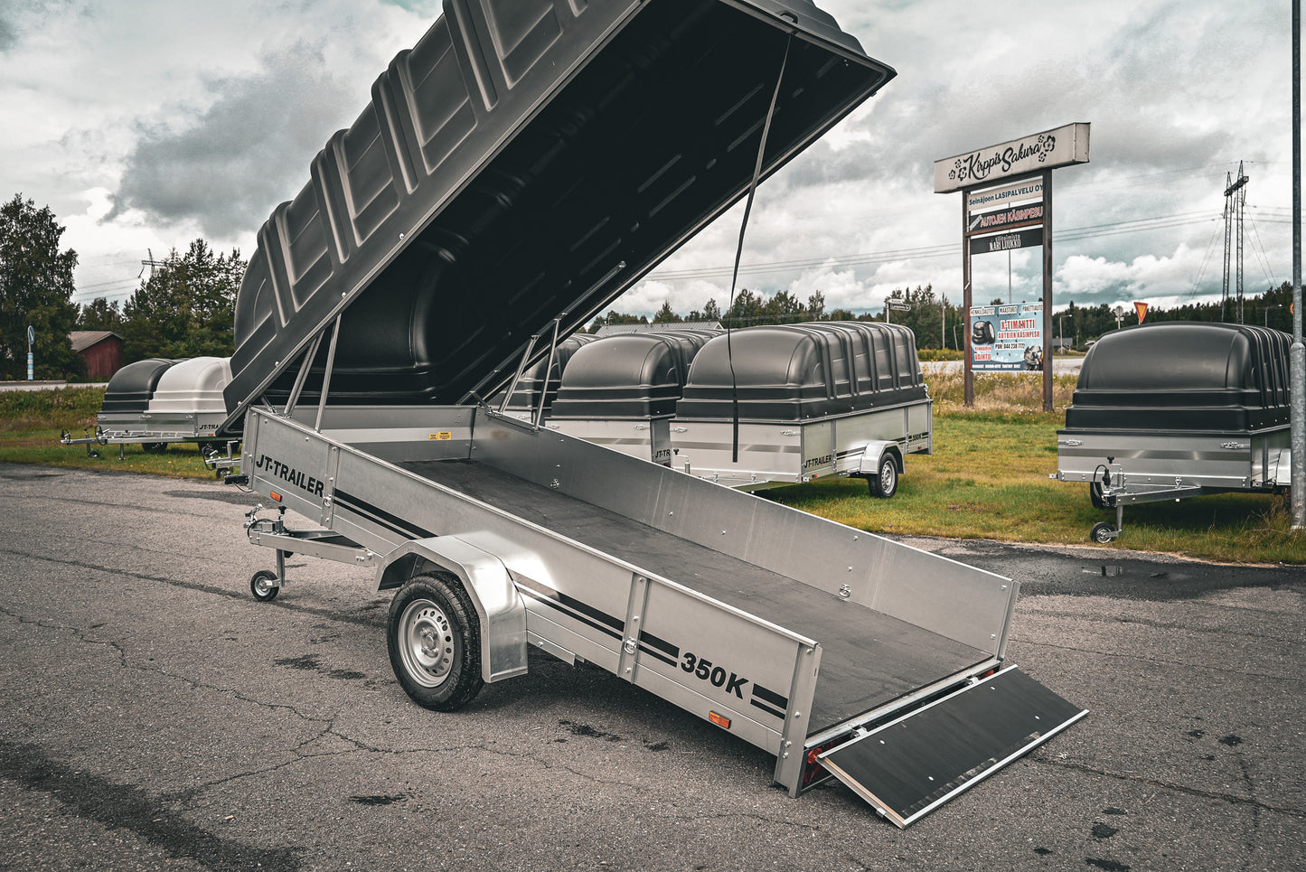 JT-Trailer 350K KUOMUKÄRRY / 825KG / 350x150 cm
