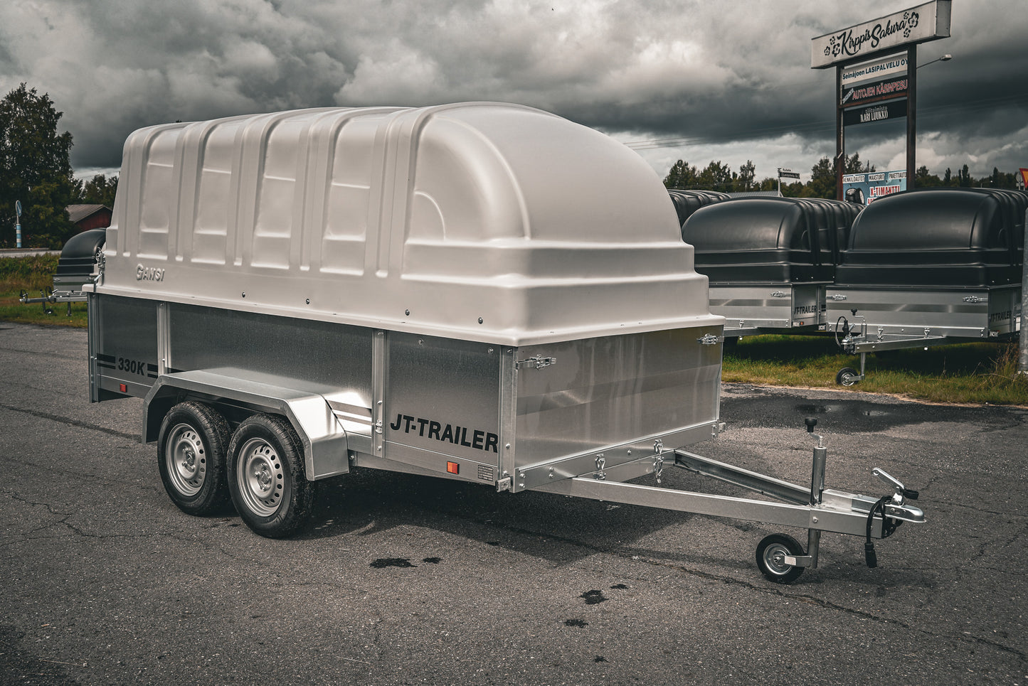 JT-Trailer 330K TELIKÄRRY KUOMULLA / 825 KG / 330x150cm