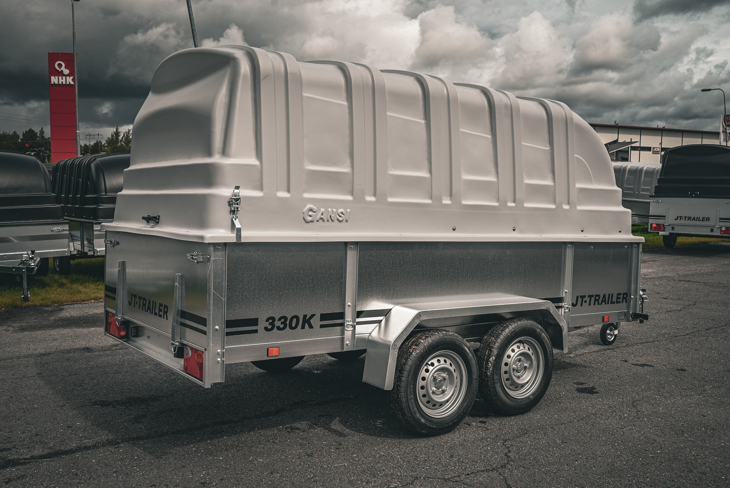 JT-Trailer 330K TELIKÄRRY KUOMULLA / 825 KG / 330x150cm