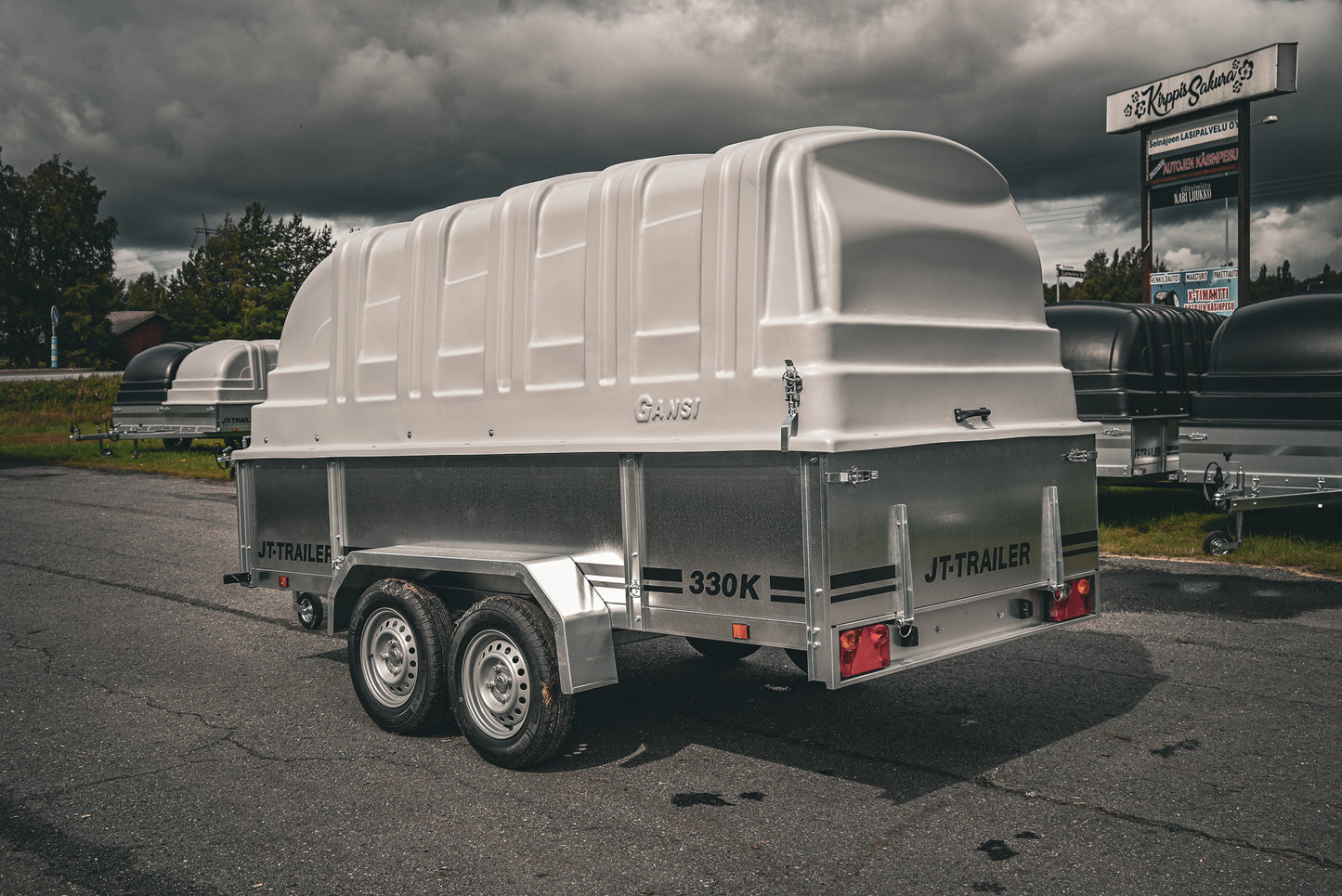 JT-Trailer 330K TELIKÄRRY KUOMULLA / 825 KG / 330x150cm