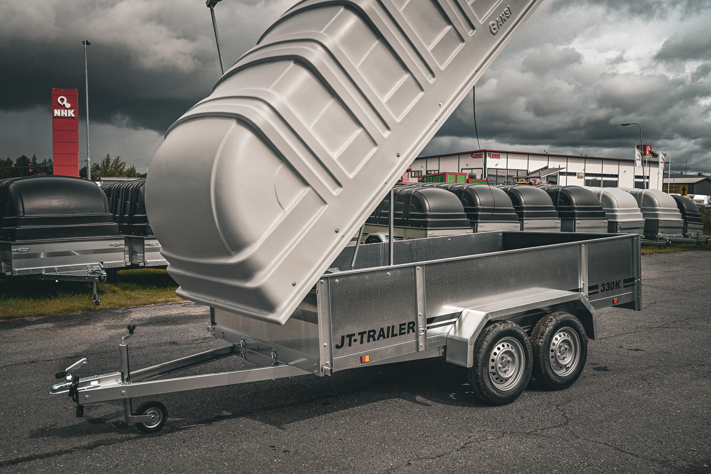 JT-Trailer 330K TELIKÄRRY KUOMULLA / 825 KG / 330x150cm