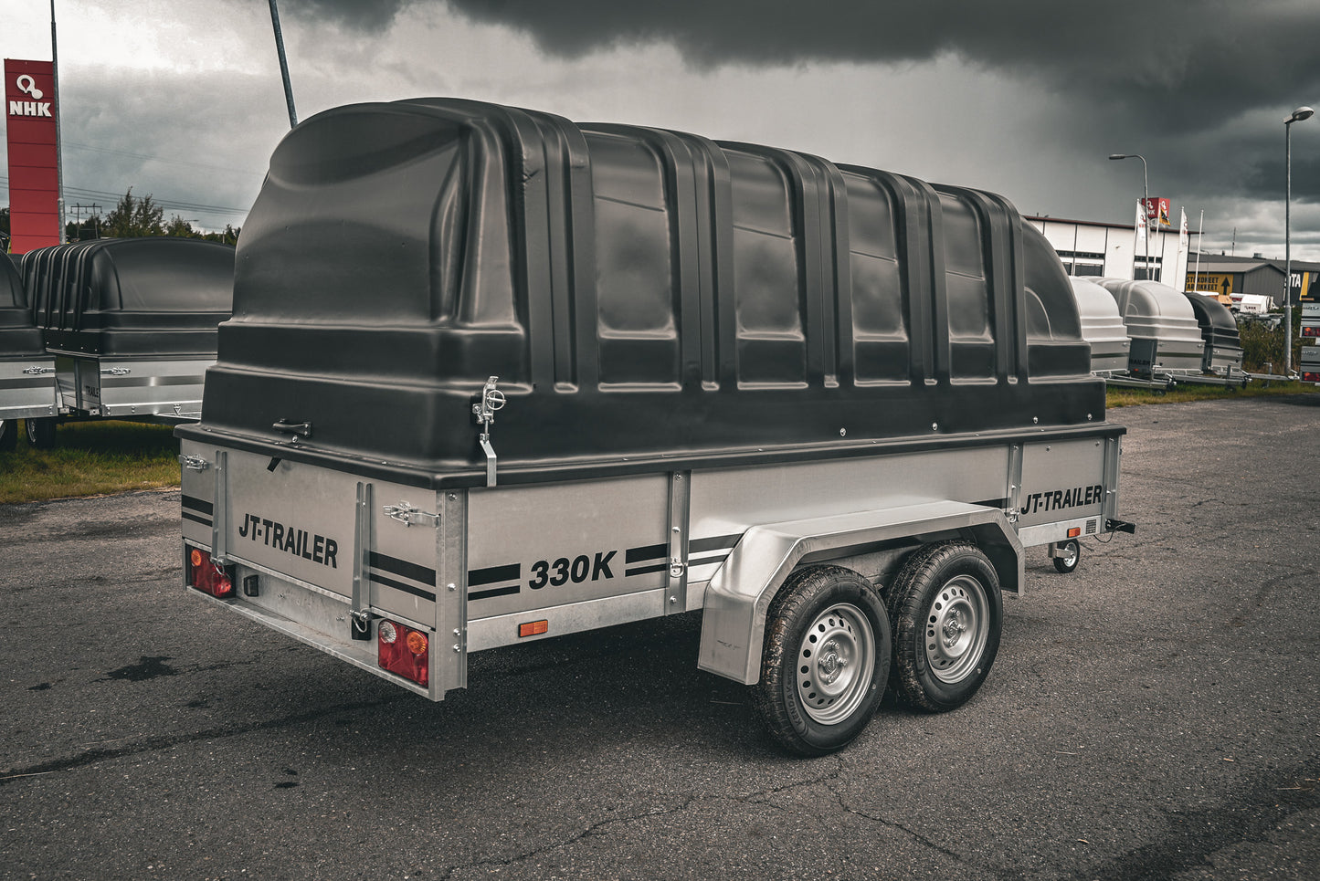 JT-Trailer 330K TELIKÄRRY KUOMULLA / 825 KG / 330x150cm