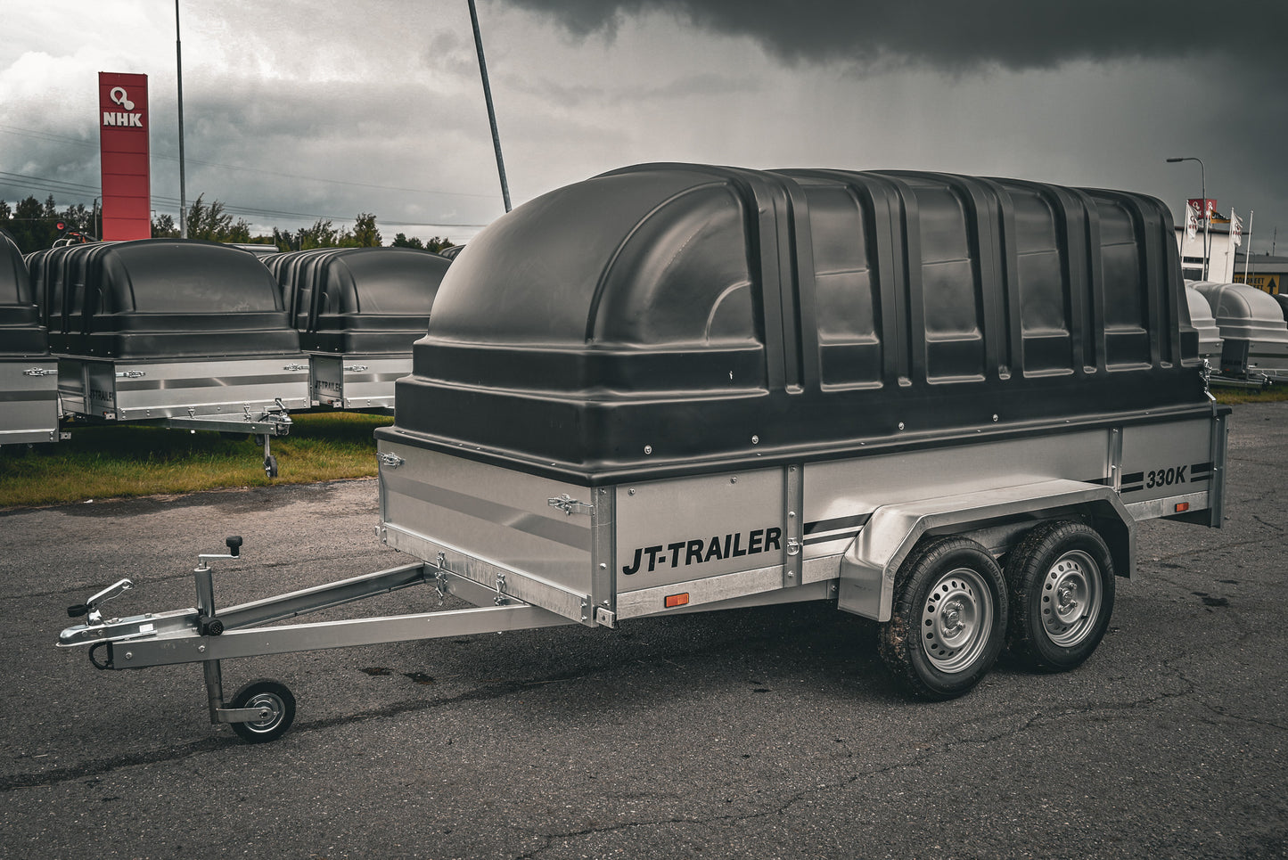 JT-Trailer 330K TELIKÄRRY KUOMULLA / 825 KG / 330x150cm