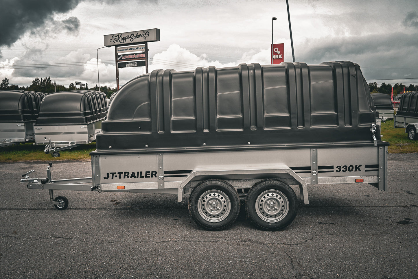 JT-Trailer 330K TELIKÄRRY KUOMULLA / 825 KG / 330x150cm