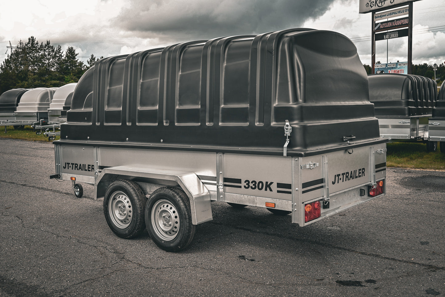 JT-Trailer 330K TELIKÄRRY KUOMULLA / 825 KG / 330x150cm