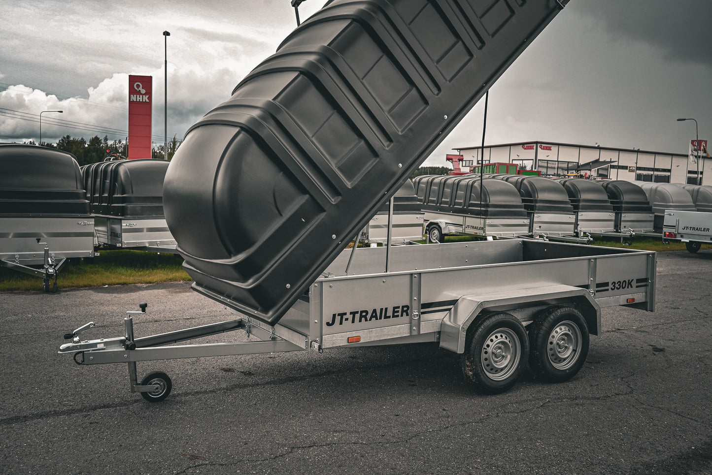 JT-Trailer 330K TELIKÄRRY KUOMULLA / 825 KG / 330x150cm