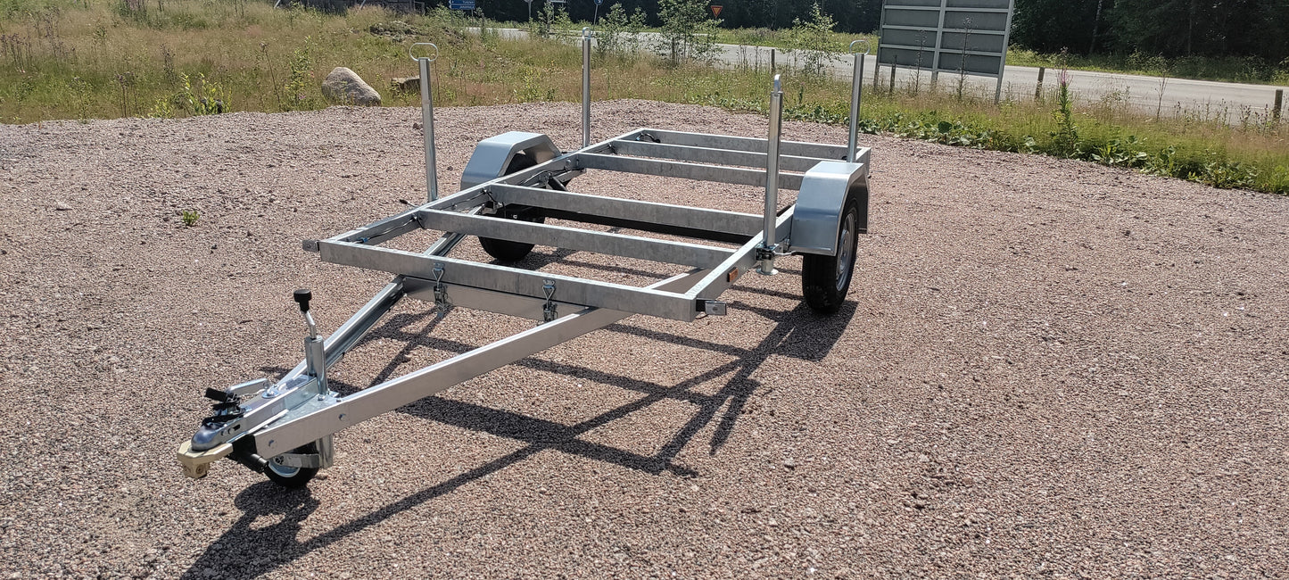 JT-Trailer PALJU- JA PERÄVAUNUALUSTA / 300 x 150 / 1-AKS